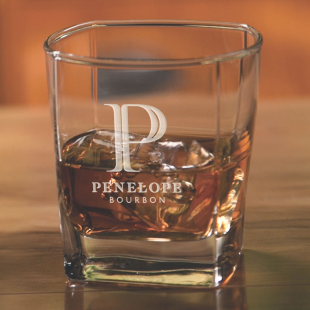 Penelope Bourbon Signature Square On The Rocks Glass – 9.5 oz