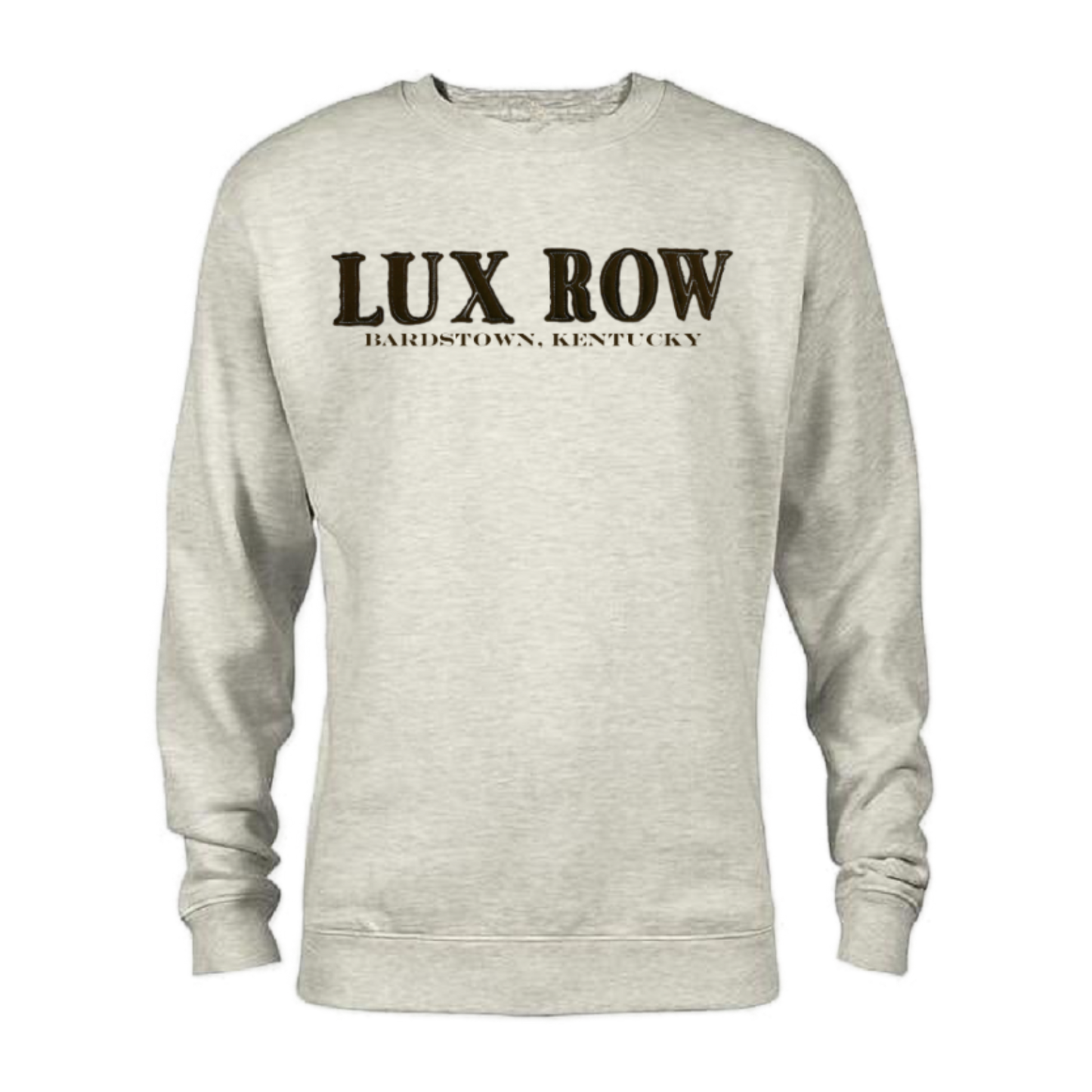 Lux Row Distillers, Bardstown, KY Heavyweight Sweatshirt – Oatmeal/Espresso