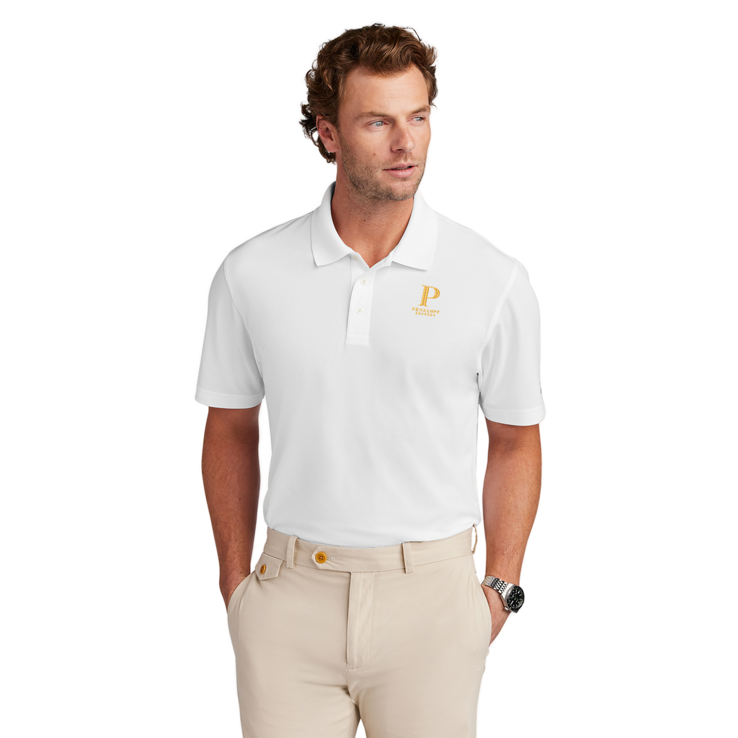 Penelope Bourbon Brooks Brothers Men’s Polo – White
