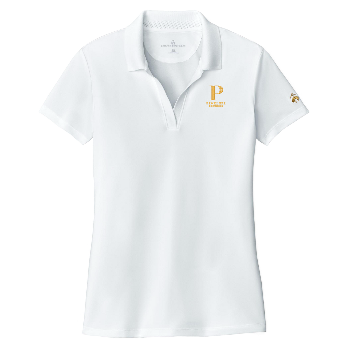 Penelope Bourbon Brooks Brothers Women’s Polo – White