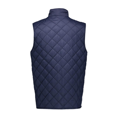 Penelope Bourbon Men’s Waterproof Quilted Vest – Navy