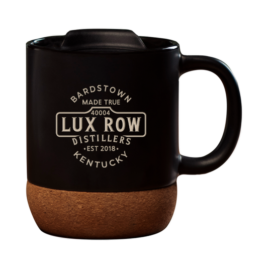 Black - Cork Ceramic Mug - 4 oz