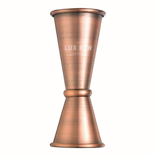 Lux Row Distillers Copper-Plated Jigger – 1 oz / 2 oz from Barfly