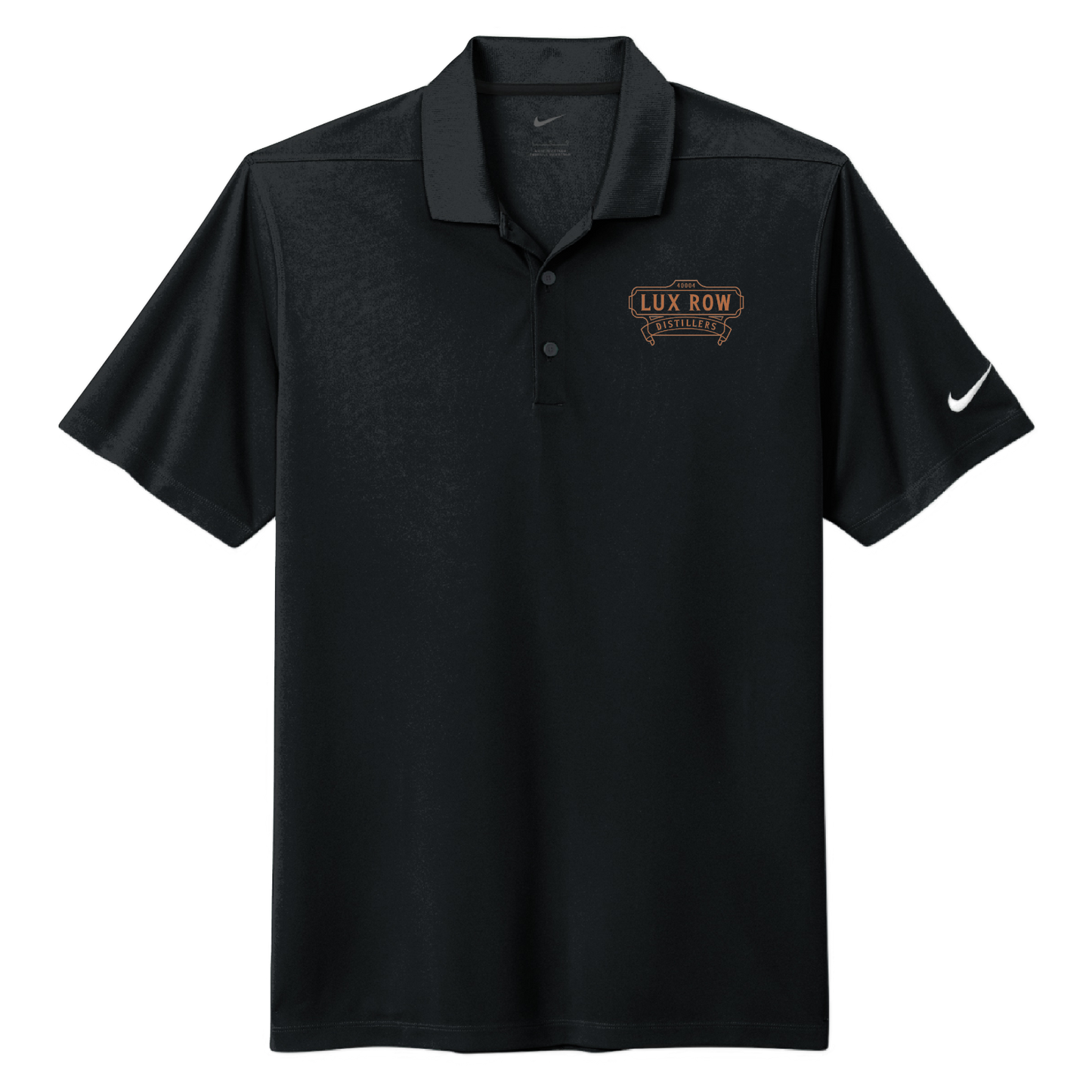 Lux Row Nike Dri-FIT Micro Pique 2.0 Men’s Polo – Black