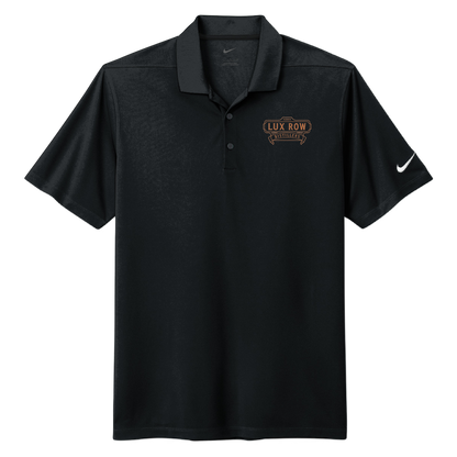 Lux Row Nike Dri-FIT Micro Pique 2.0 Men’s Polo – Black